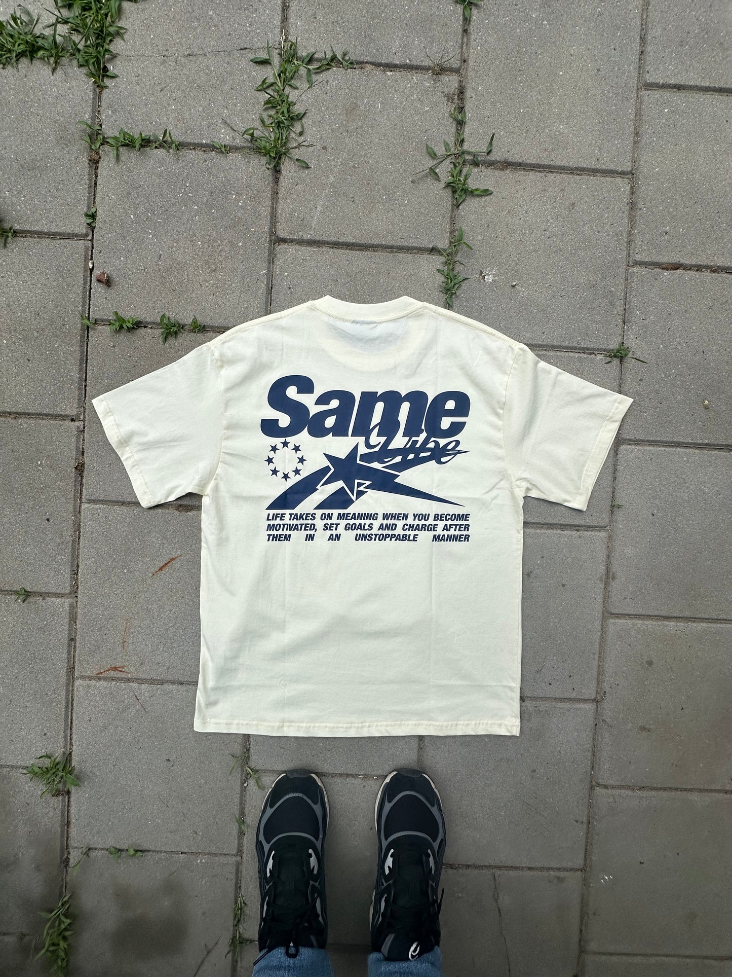 SAME VIBE Yellow Tee