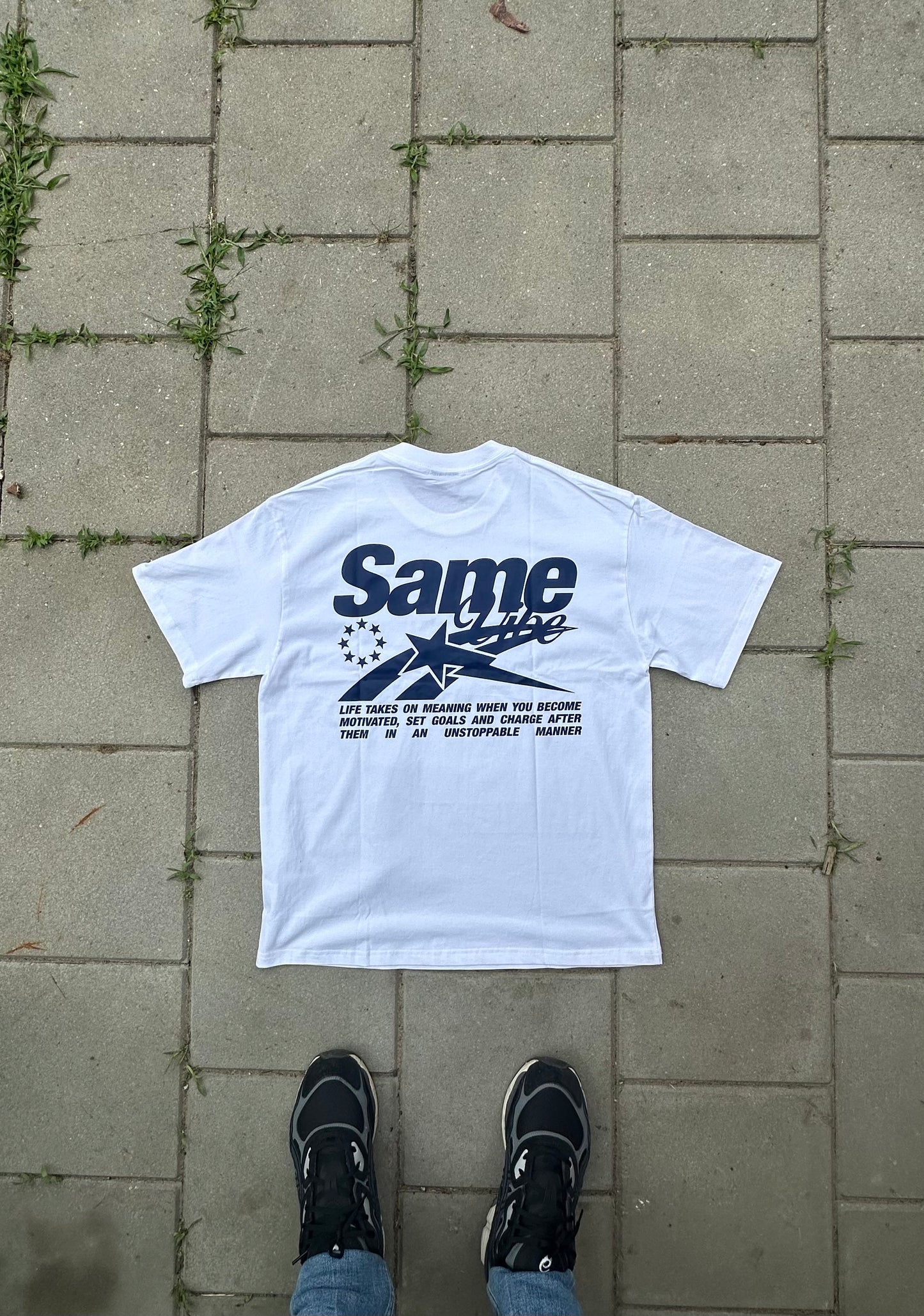 SAME VIBE White Tee