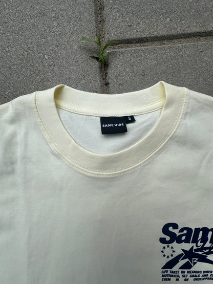 SAME VIBE Yellow Tee